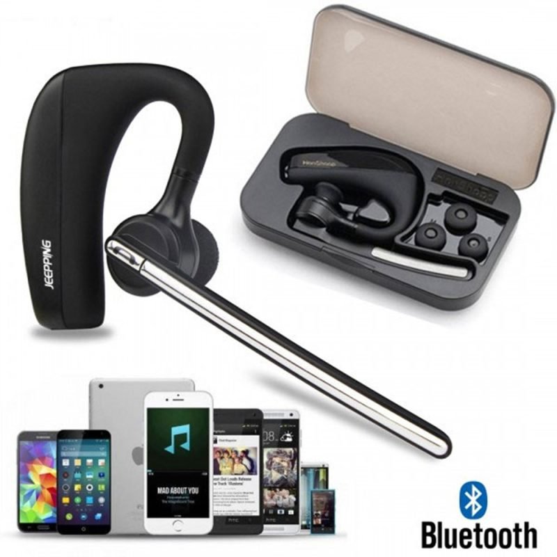 Jabra V8 Bluetooth Headset With Mic Slim And Comfortable Earbuds