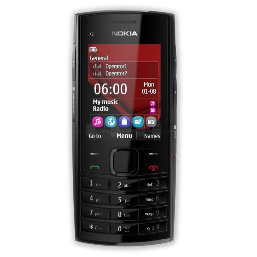 Nokia X2 02 | Keypad Mobile | MP3/MP4 Music Player | SD Card Slot | 2MP Camera | PTA Approved | Mobile Phone
