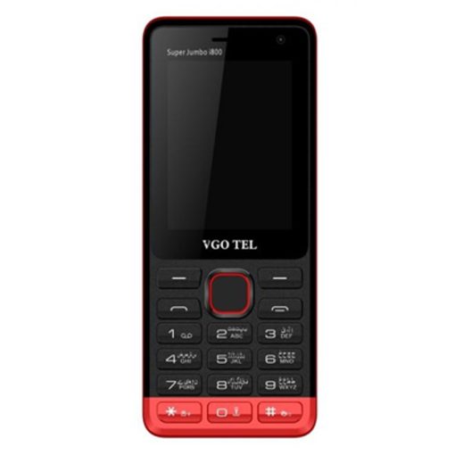 VgoTel i800 | Keypad Mobile | 4 LED Torch | 5000 mAh Battery | Dual Camera | PTA Approved | Mobile Phone