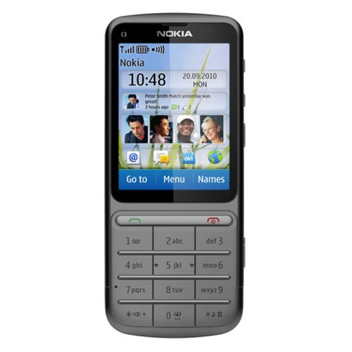 Nokia C3-01 | Touch and Type | WIFI | Micro USB 2.0 | 5mp Camera | PTA Approved | Mobile Phone
