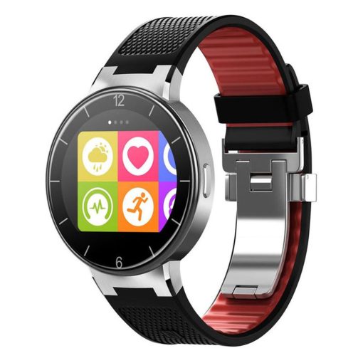 Alcatel | SM-02 Smartwatch | Heart Rate Monitor | IP67 Dust/Water Resistant | MP3 player | Photo viewer | SmartWatch