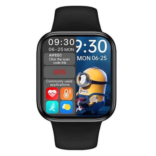 HW16 Smartwatch 6 | Silicone Strap | 44mm | Full Screen | Heart Rate Monitor | Fitness Tracker | Waterproof | Smart Watch