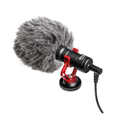 Boya By-MM1 | Cardioid Microphone | Compatible With Smartphones | DSLRs | Professional Furry Windshield included | Gadgets