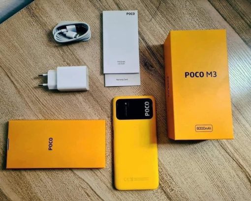 Xiaomi Poco M3 4GB Ram 64GB Storage Dual Sim – 6.53 inches Display Triple Camera – Fingerprint Sensor 6000 mAh Big Battery – Brand New Box Packed PTA approved
