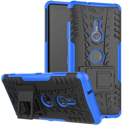 Sony Xperia XZ3 Armour | Heavy Duty | Shock Proof  | kickstand Case Back Cover | 6 Colors Available | Accessories