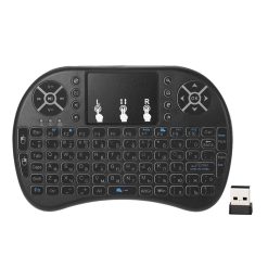 Touch-Pad | RF500 | Wireless Handy Keyboard | With Touch Mousepad | 3 Color Backlight | For All Devices | Wireless Keyboard