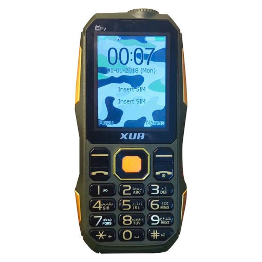 XUB W18 Commando | Dual Sim | Torch | MP3 Player | 18800 mAh Battery | PTA Approved | Mobile Phone