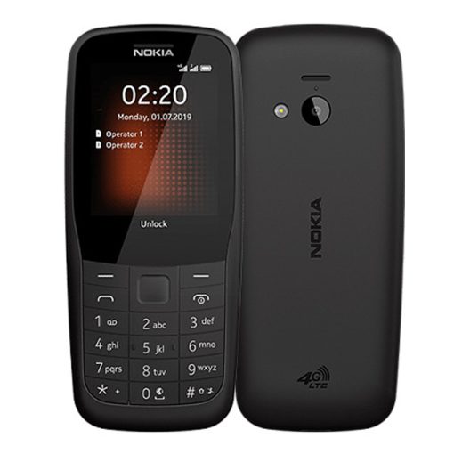 Nokia 220 | 4G LTE Supported | Dual Sim | Camera | Flashlight | FM Radio | PTA Approved | Mobile Phone