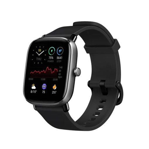 Amazfit | GTS 2 Mini Smart Watch | Silicone Strap | Heart Rate Monitoring | 70+ Sports Mode | Sleep Monitoring | 5ATM WaterProof | SmartWatch