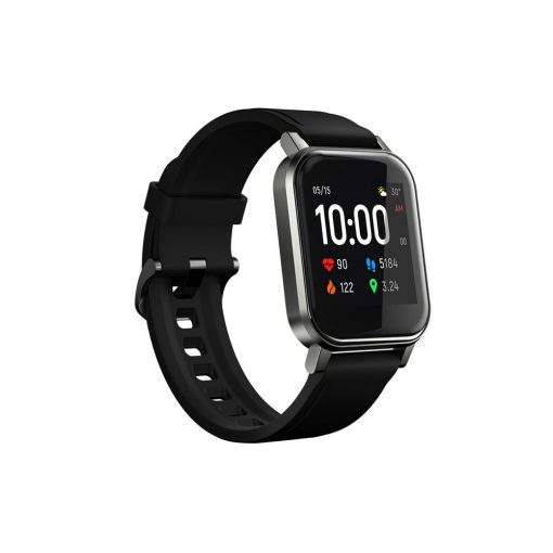 Haylou Smart Watch 2 | Silicone Strap | 44mm | Heart Rate Monitor | Blood Oxygen Monitor | IP68 Waterproof | Smart Watch