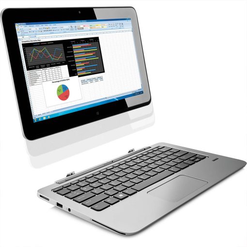 HP | EliteBook X2 | 1011 G1 Tablet | 128GB SSD | 4GB RAM | Intel Core M-5Y10C | 4th Gen | 11.6″ Display | Webcam | Touch + Detachable | Tablet PC