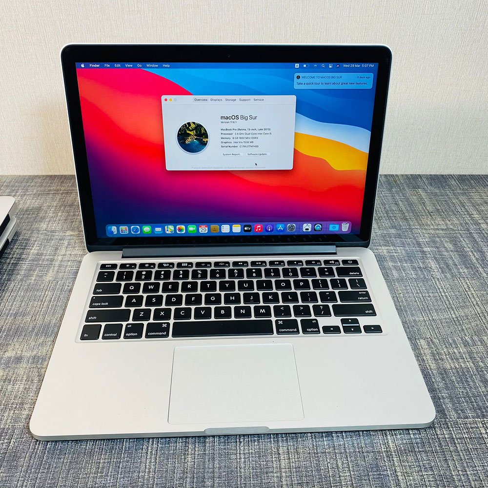 MacBook Pro 2013 マックブックプロ A1502 シルバー アウトレ